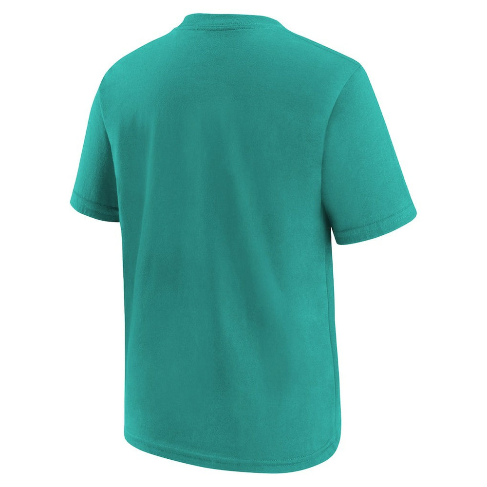 Nike Miami Dolphins Preschool Team Wordmark T-Shirt Aqua
