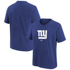 Nike New York Giants Preschool Team Wordmark T-Shirt Royal