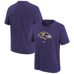 Nike Baltimore Ravens Preschool Team Wordmark T-Shirt Purple