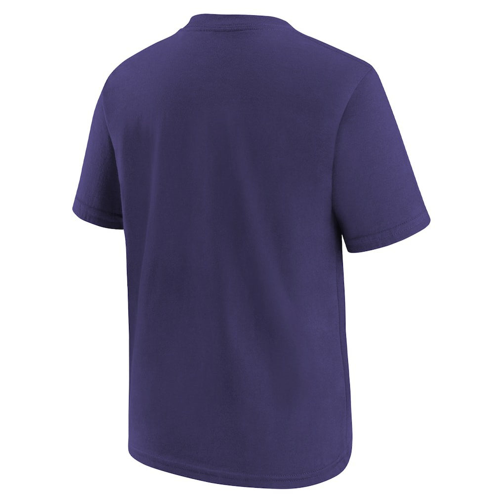 Nike Baltimore Ravens Preschool Team Wordmark T-Shirt Purple