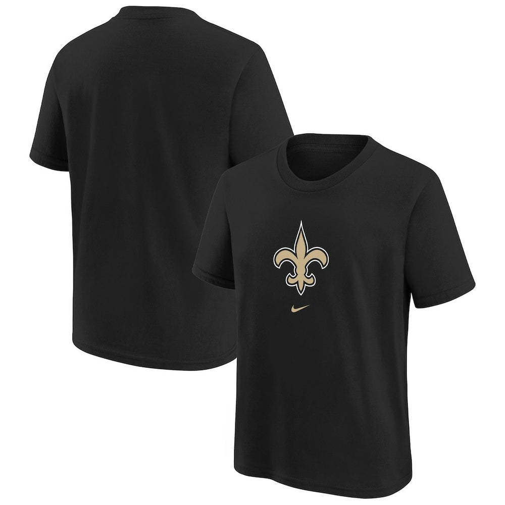 Nike New Orleans Saints Preschool Team Wordmark T-Shirt Black