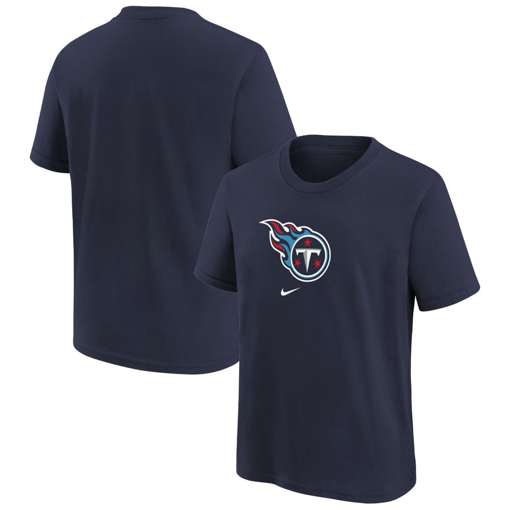 Nike Tennessee Titans Preschool Team Wordmark T-Shirt Navy