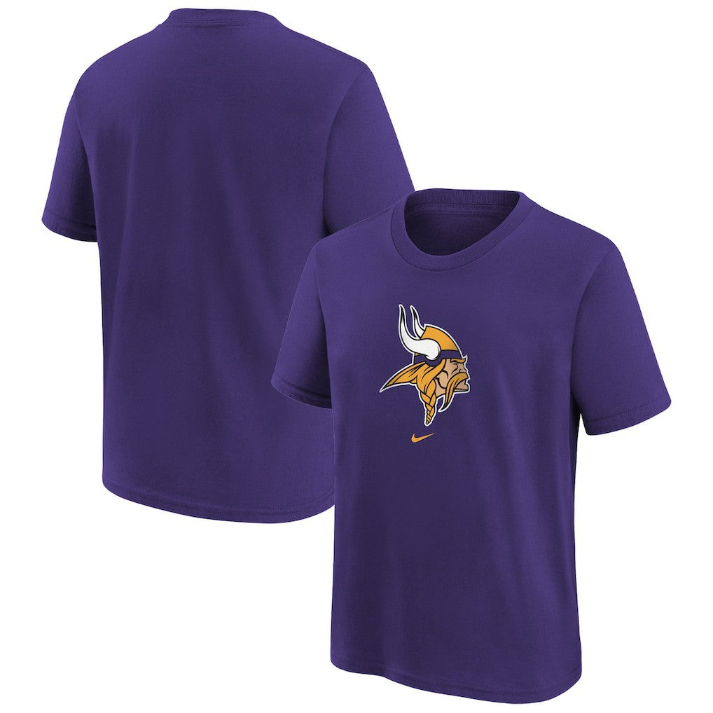 Nike Minnesota Vikings Preschool Team Wordmark T-Shirt Purple