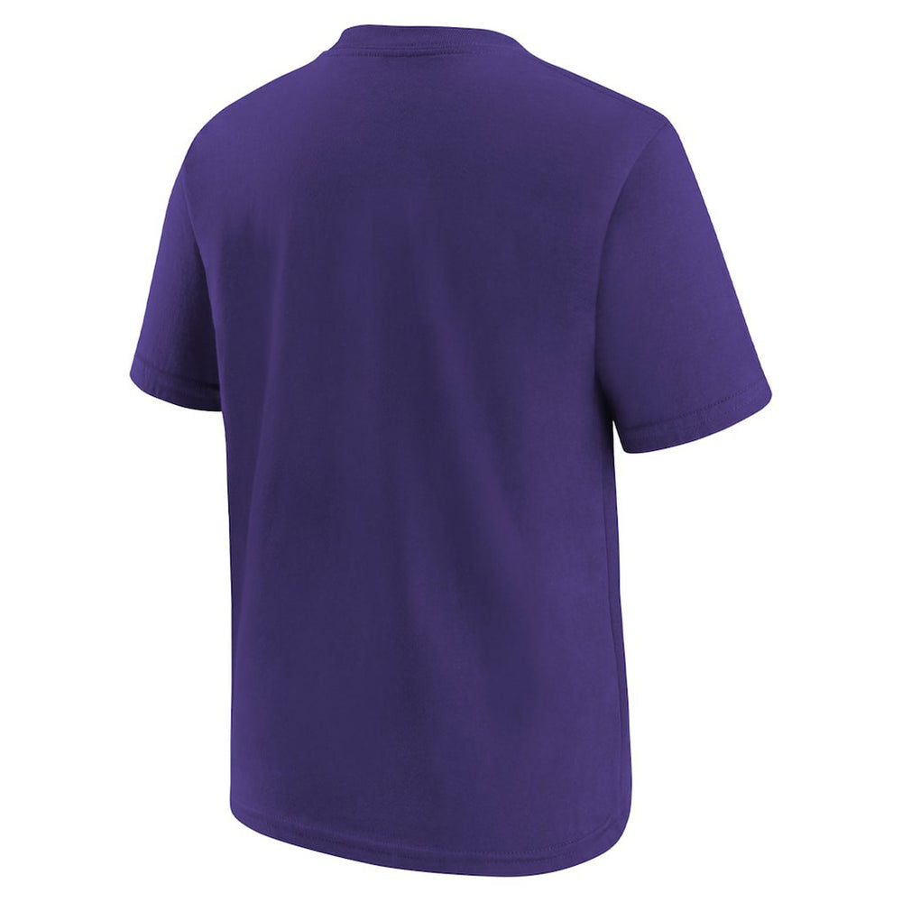 Nike Minnesota Vikings Preschool Team Wordmark T-Shirt Purple