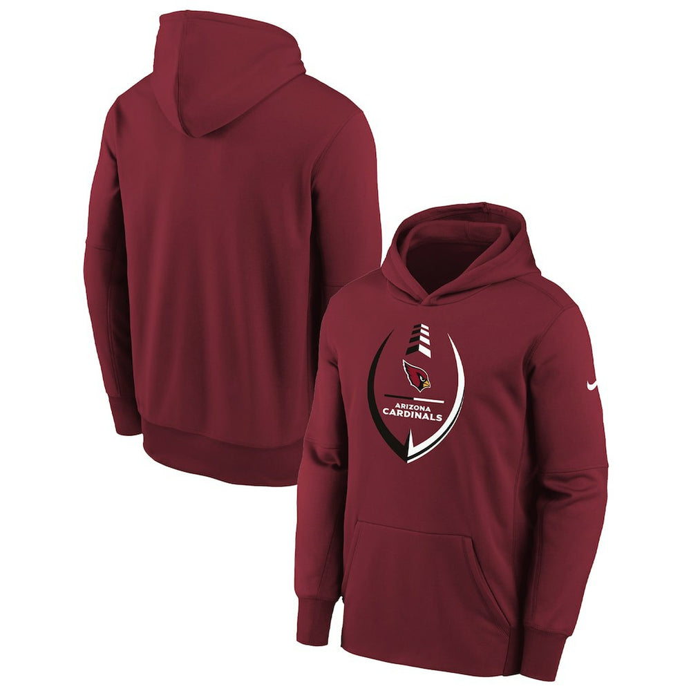 Nike Arizona Cardinals Youth Icon Performance Pullover Hoodie Cardinal