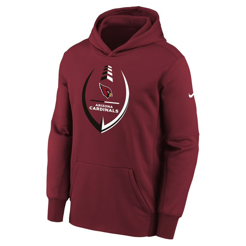 Nike Arizona Cardinals Youth Icon Performance Pullover Hoodie Cardinal