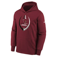 Nike Arizona Cardinals Youth Icon Performance Pullover Hoodie Cardinal