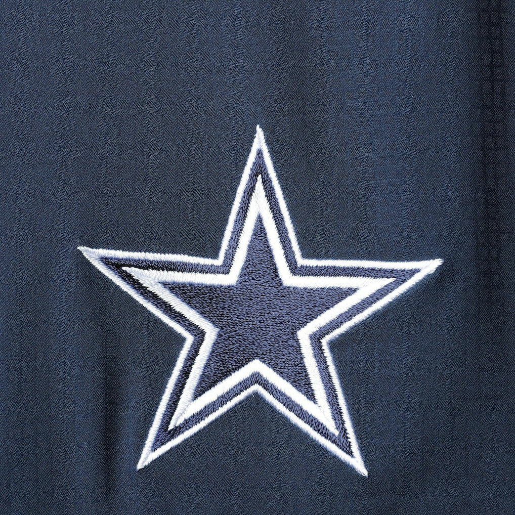 Columbia Dallas Cowboys Tamiami Omni-Shade Button-Down Short Sleeve Shirt Navy
