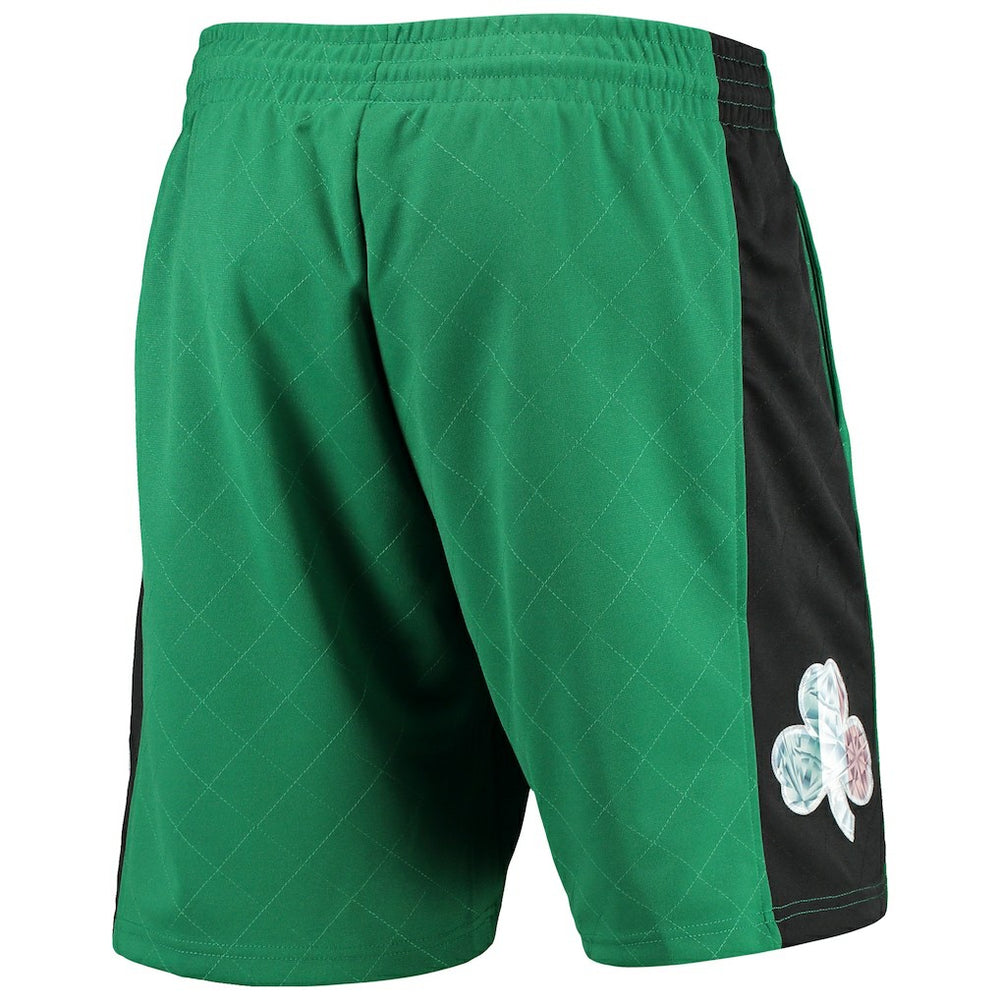 Boston Celtics 2007 Hardwood Classics 75th Anniversary Swingman Shorts Kelly Green | Mitchell & Ness Lifestyle