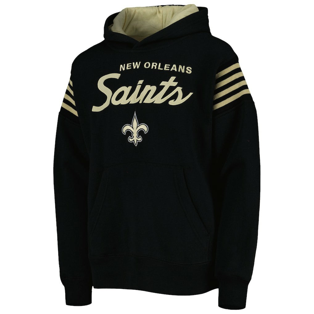 New Orleans Saints Youth The Champ Is Here Pullover Hoodie Black