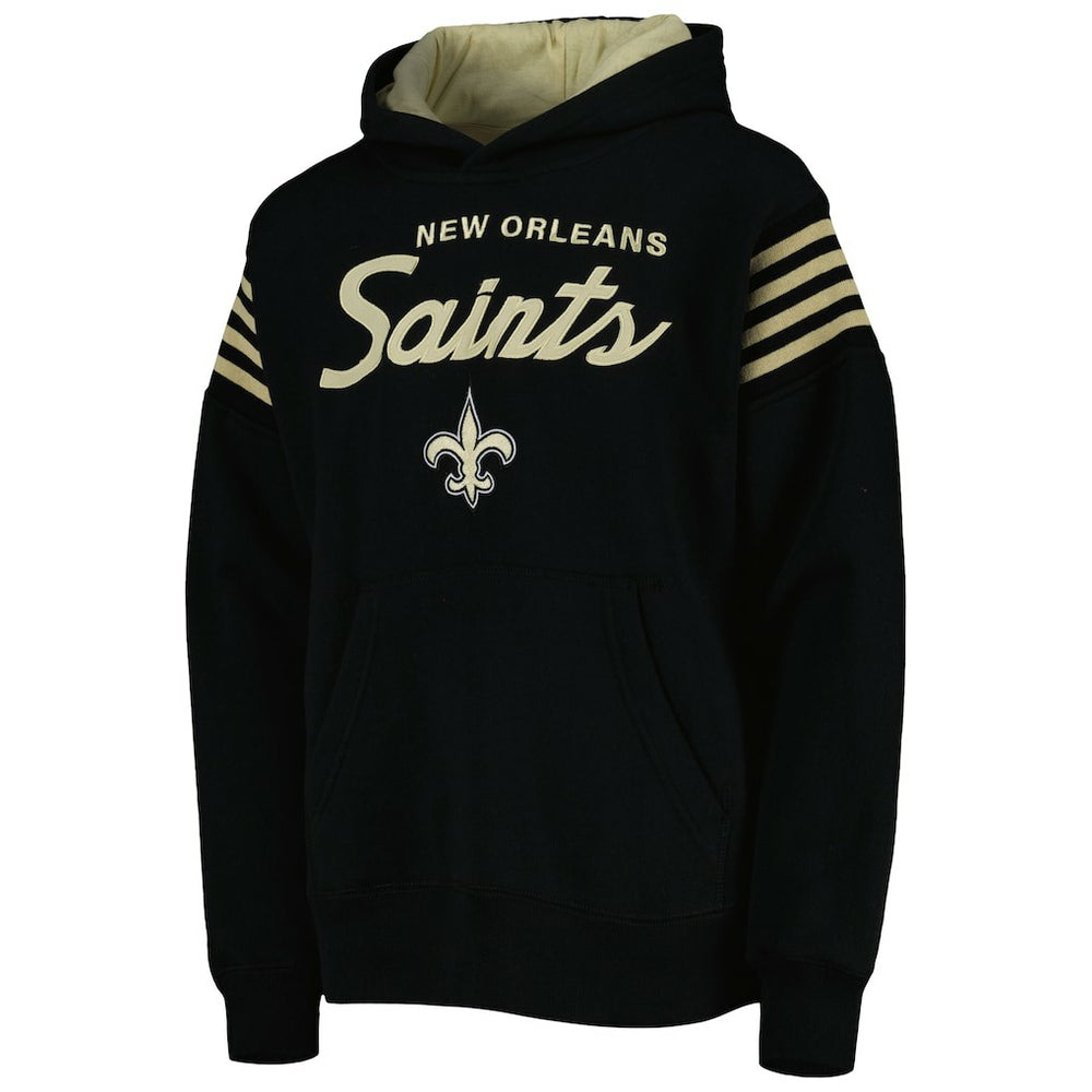 New Orleans Saints Youth The Champ Is Here Pullover Hoodie Black