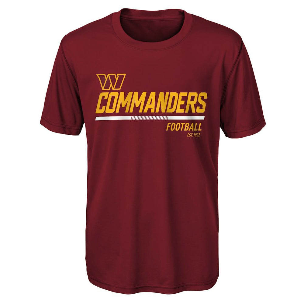 Washington Commanders Youth Engaged T-Shirt Burgundy