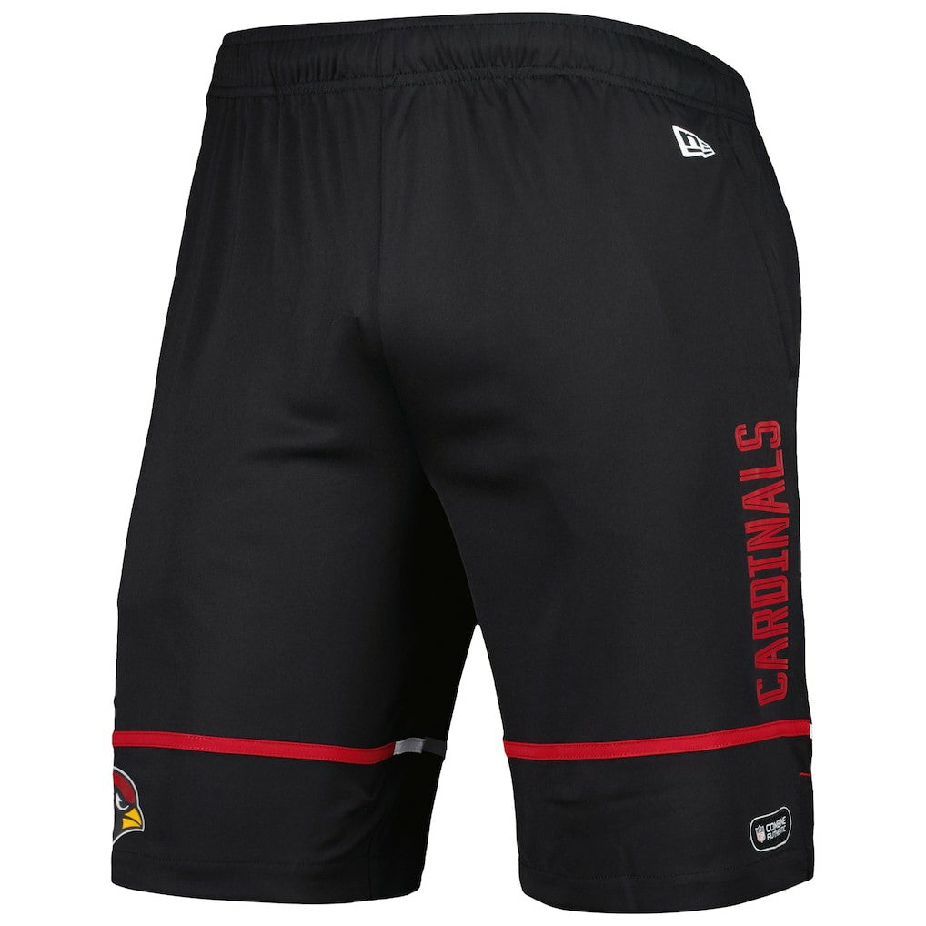 Arizona Cardinals New Era Combine Authentic Rusher Training Shorts Black