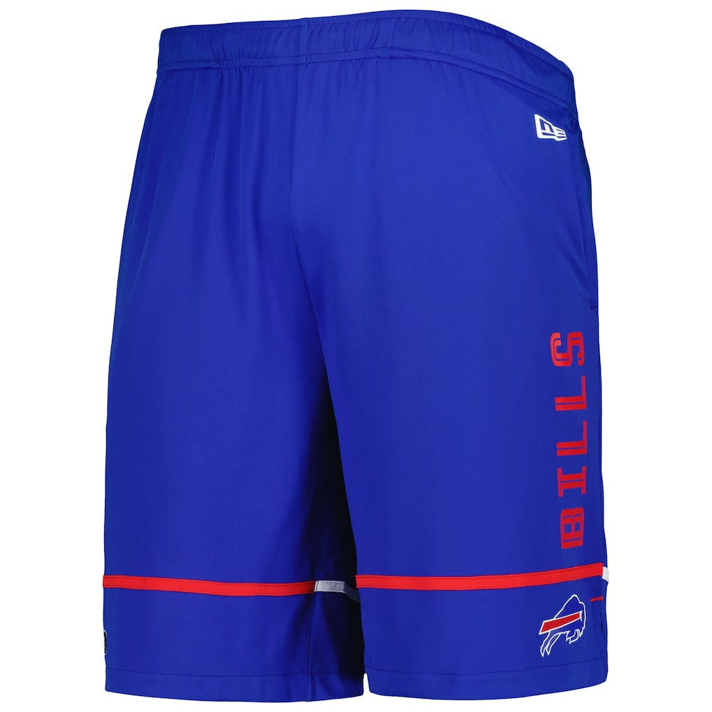 Buffalo Bills New Era Combine Authentic Rusher Training Shorts Royal