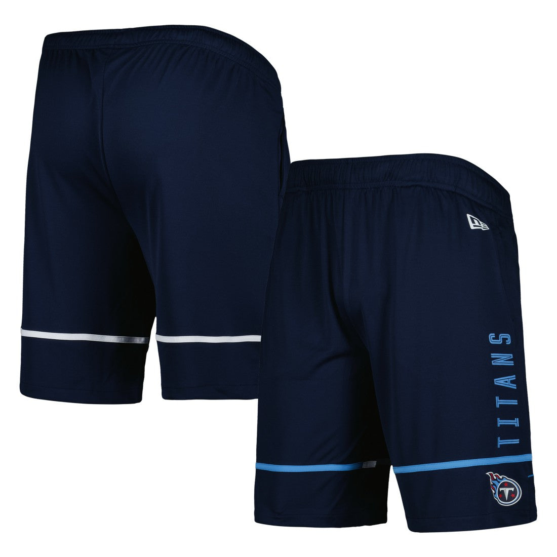 Tennessee Titans New Era Combine Authentic Rusher Training Shorts Navy