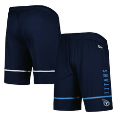 Tennessee Titans New Era Combine Authentic Rusher Training Shorts Navy