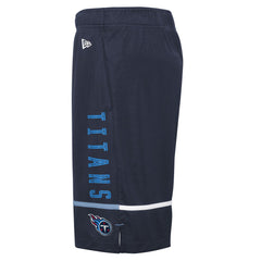 Tennessee Titans New Era Combine Authentic Rusher Training Shorts Navy
