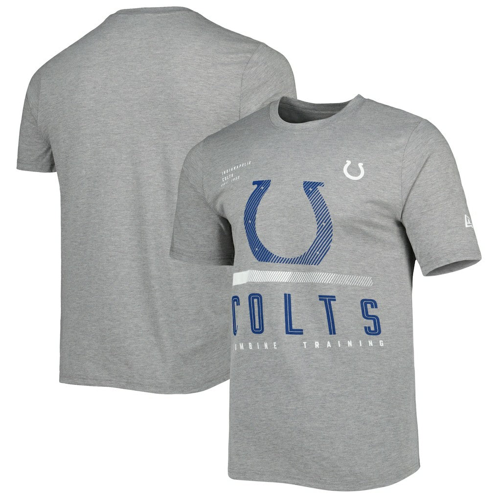 Indianapolis Colts New Era Combine Authentic Red Zone T-Shirt Heathered Gray
