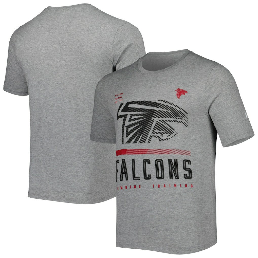 Atlanta Falcons New Era Combine Authentic Red Zone T-Shirt Heathered Gray