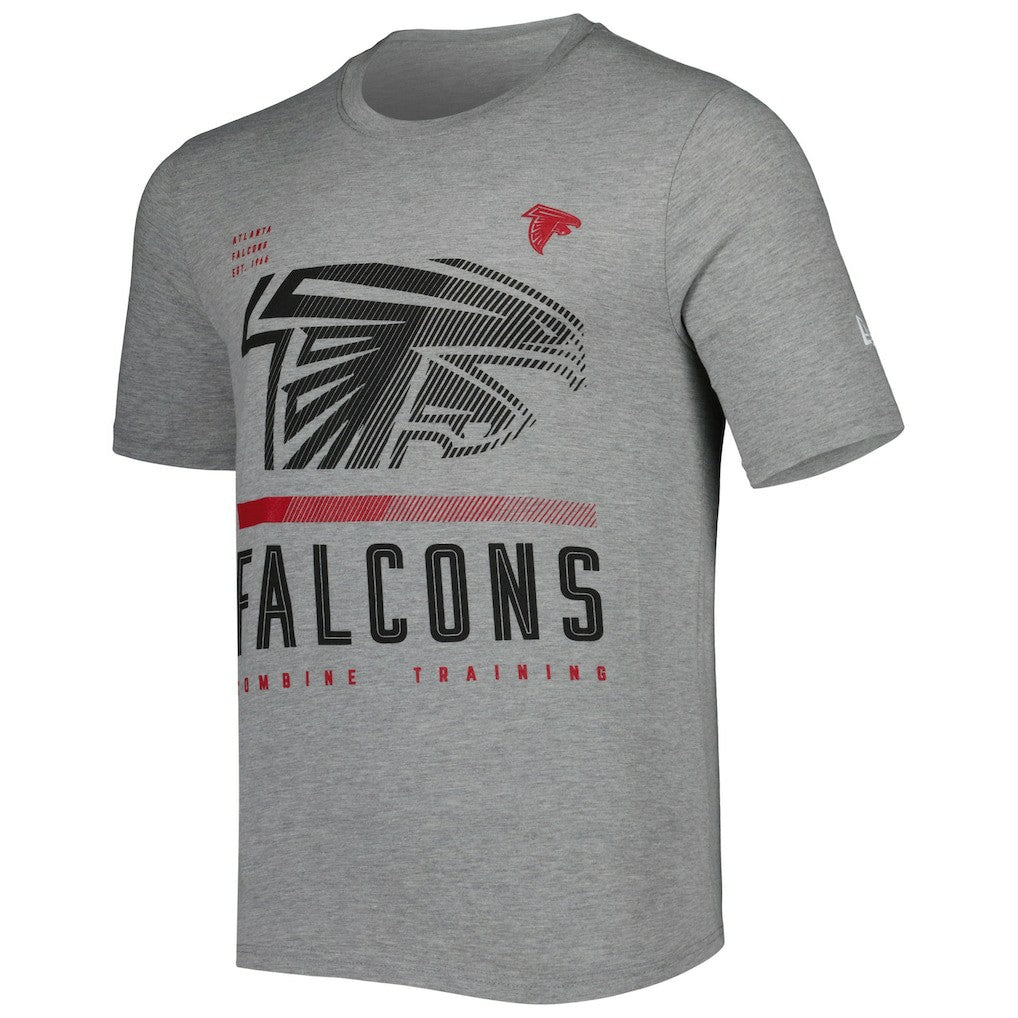 Atlanta Falcons New Era Combine Authentic Red Zone T-Shirt Heathered Gray