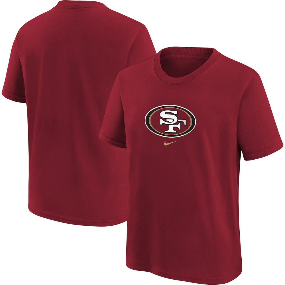 Nike San Francisco 49ers Youth Logo T-Shirt Scarlet