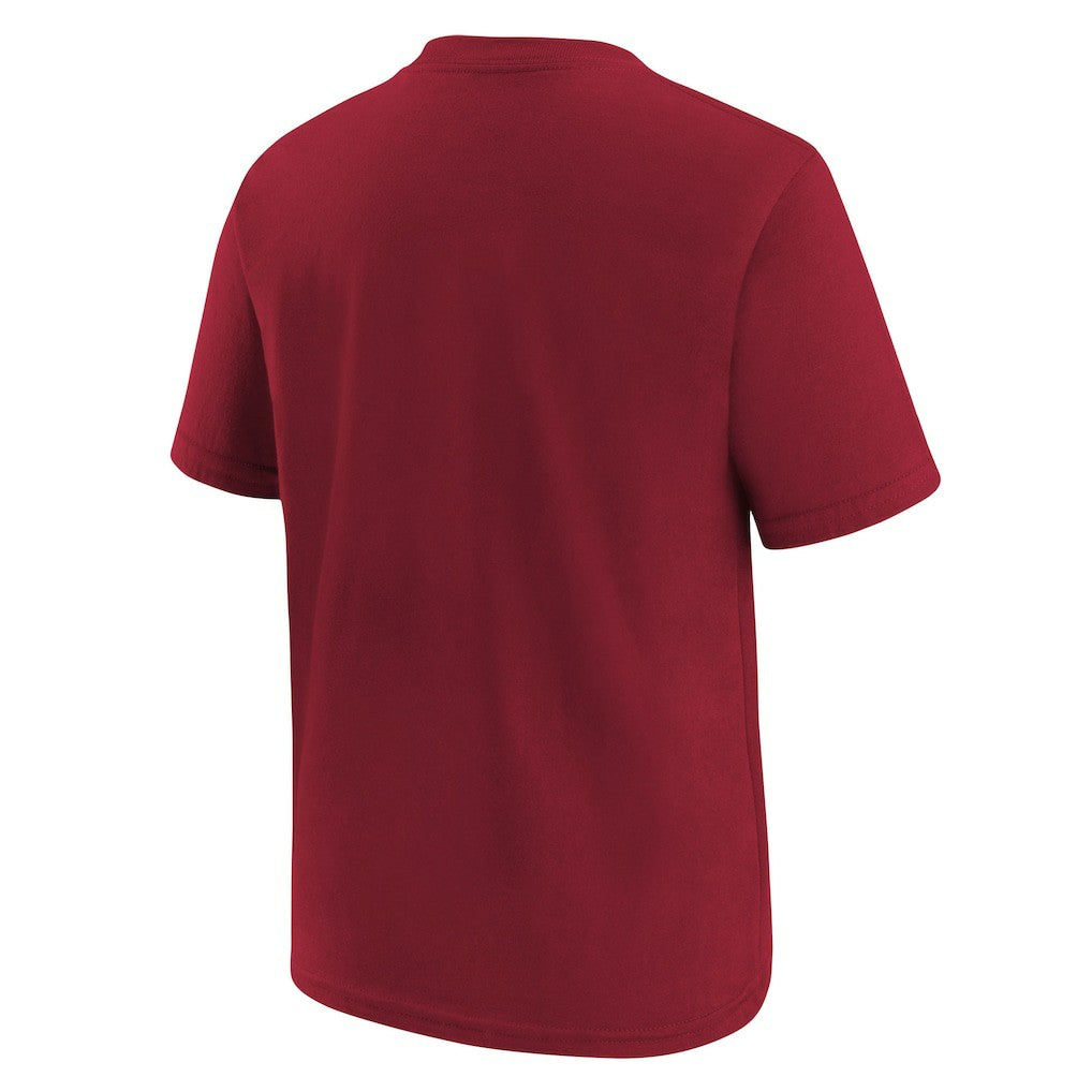 Nike San Francisco 49ers Youth Logo T-Shirt Scarlet