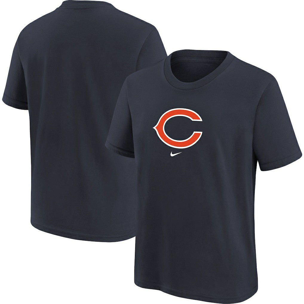 Nike Chicago Bears Youth Logo T-Shirt Navy