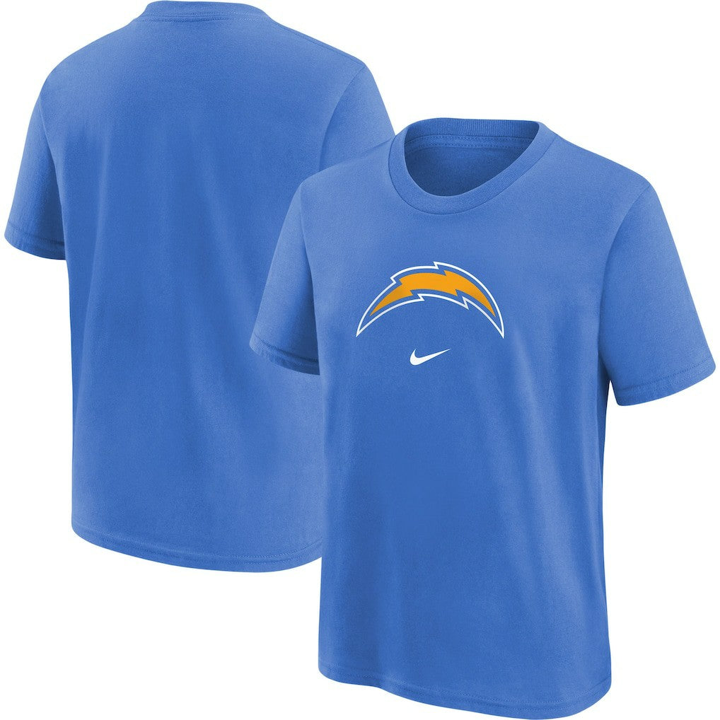 Nike Los Angeles Chargers Youth Logo T-Shirt Powder Blue
