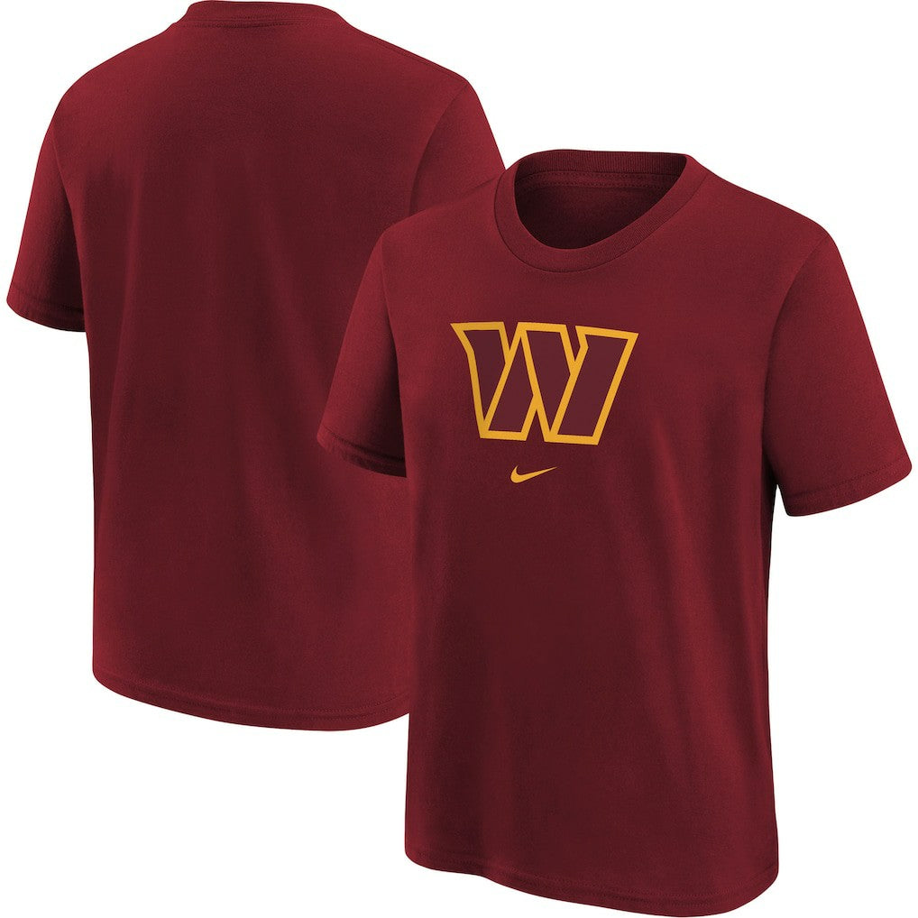 Nike Washington Commanders Youth Logo T-Shirt Burgundy