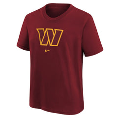 Nike Washington Commanders Youth Logo T-Shirt Burgundy