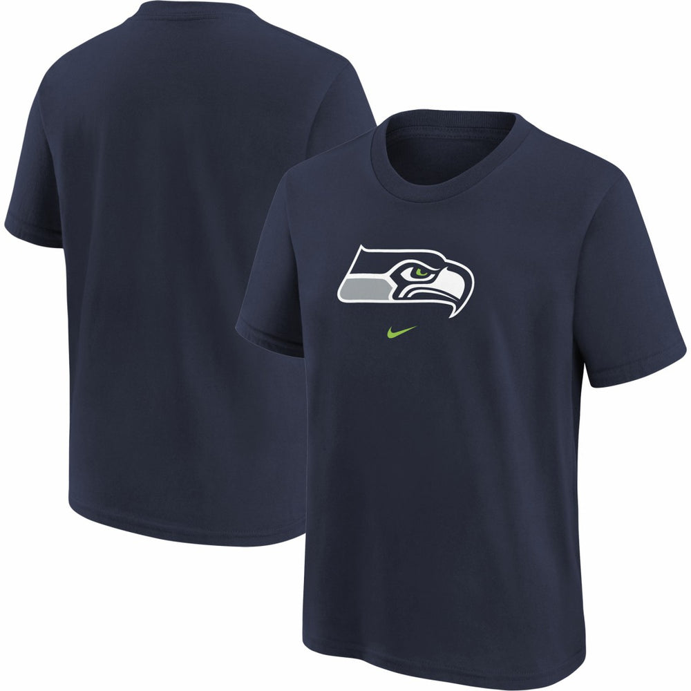Nike Seattle Seahawks Youth Logo T-Shirt Navy