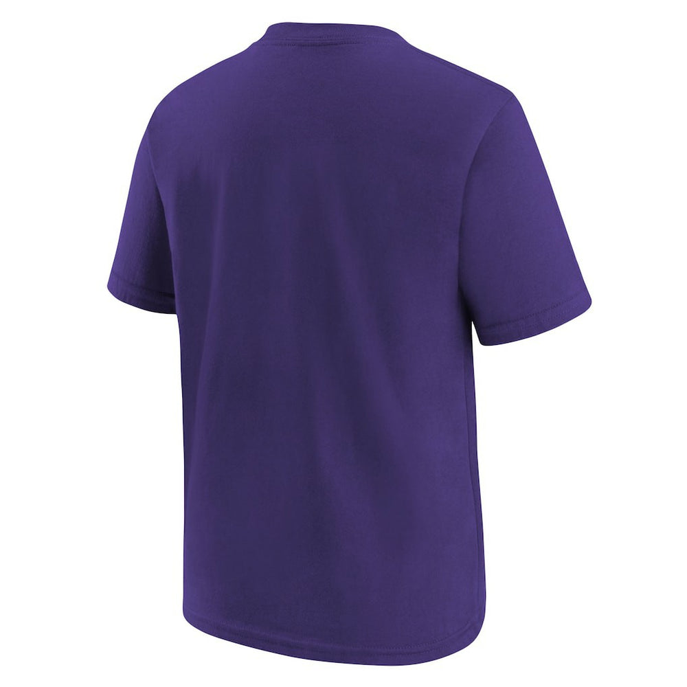 Nike Minnesota Vikings Youth Logo T-Shirt Purple