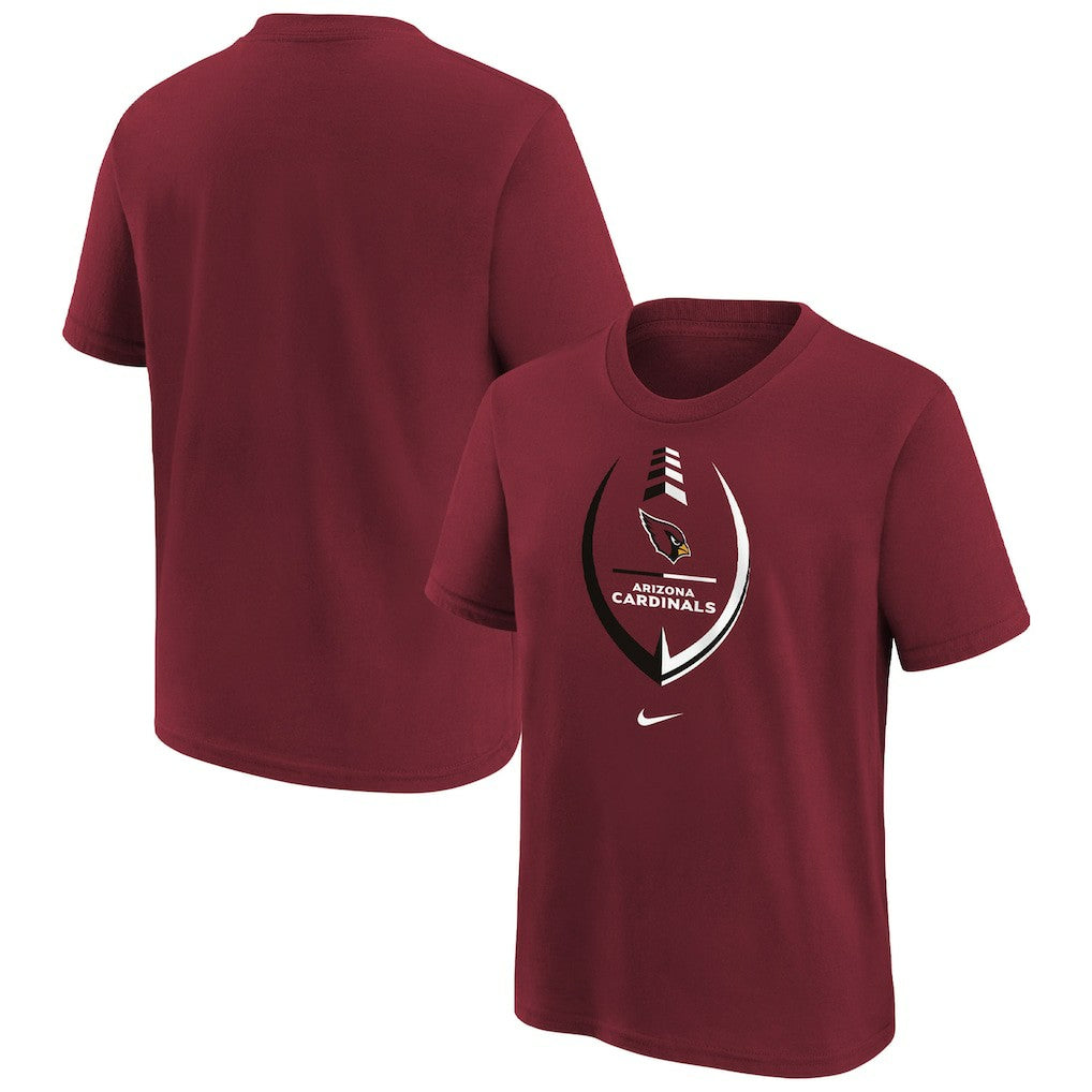 Nike Arizona Cardinals Girls Preschool Icon T-Shirt Cardinal