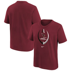 Nike Arizona Cardinals Girls Preschool Icon T-Shirt Cardinal