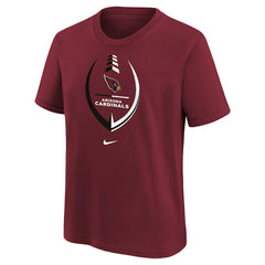 Nike Arizona Cardinals Girls Preschool Icon T-Shirt Cardinal