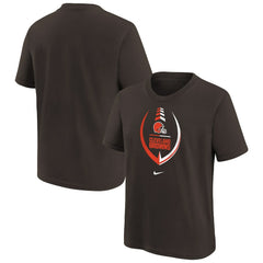 Nike Cleveland Browns Girls Preschool Icon T-Shirt Brown