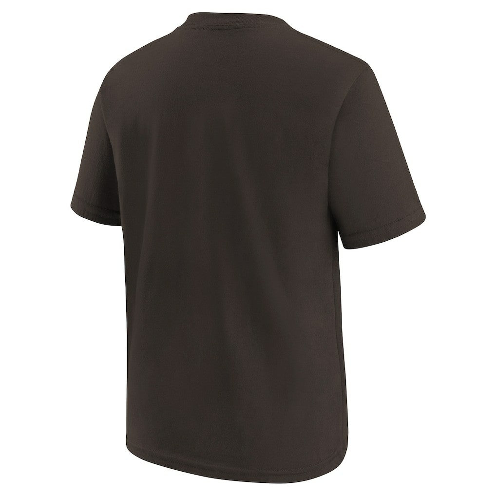 Nike Cleveland Browns Girls Preschool Icon T-Shirt Brown