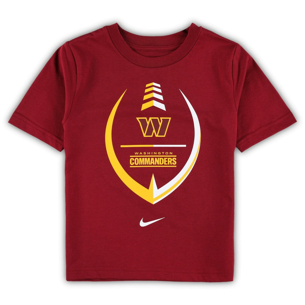 Nike Washington Commanders Girls Preschool Icon T-Shirt Burgundy