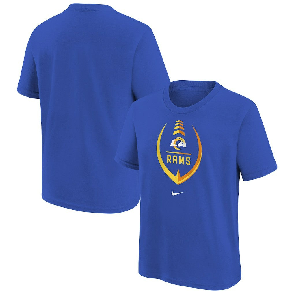 Nike Los Angeles Rams Girls Preschool Icon T-Shirt Royal