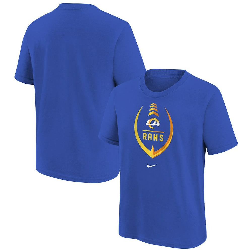 Nike Los Angeles Rams Girls Preschool Icon T-Shirt Royal