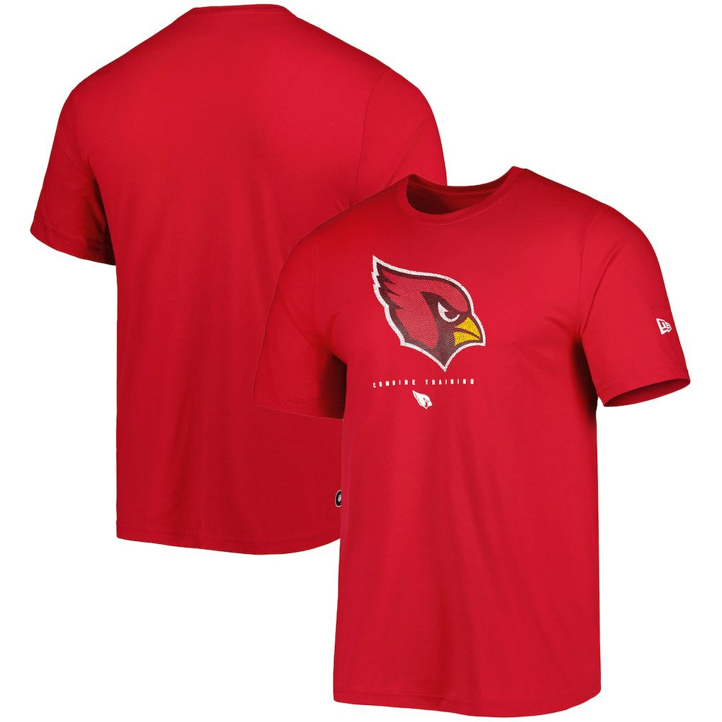 Arizona Cardinals New Era Combine Authentic Ball Logo T-Shirt Cardinal