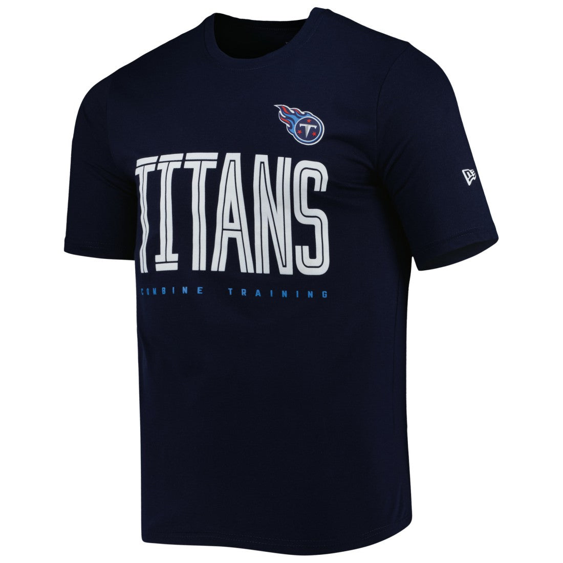 Tennessee Titans New Era Combine Authentic Training Huddle Up T-Shirt Navy