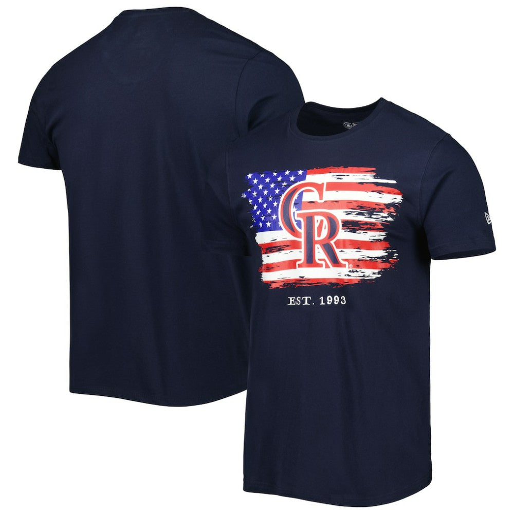 Colorado Rockies New Era 4th of July Jersey T-Shirt - Navy - New Era on Sale