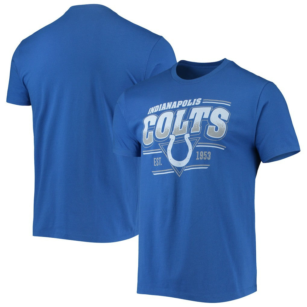 Indianapolis Colts Junk Food Throwback T-Shirt Royal