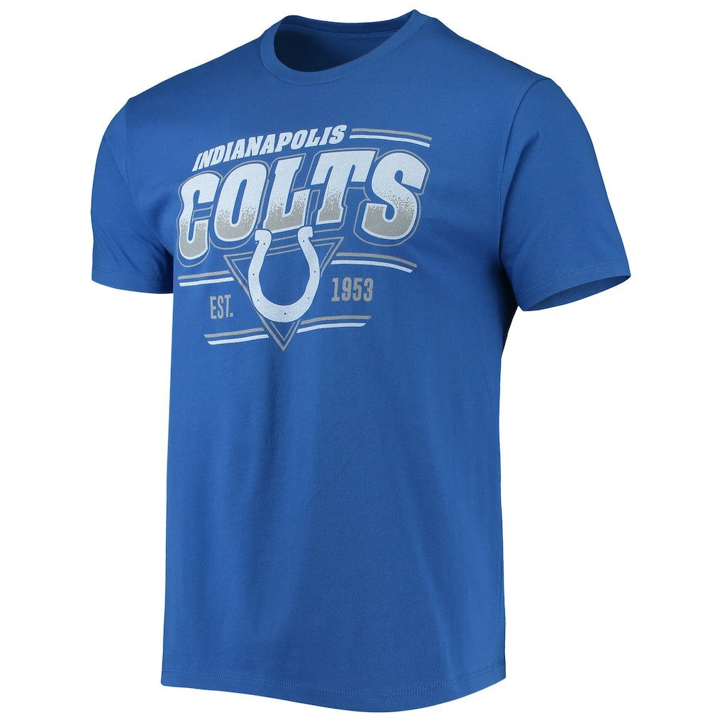 Indianapolis Colts Junk Food Throwback T-Shirt Royal