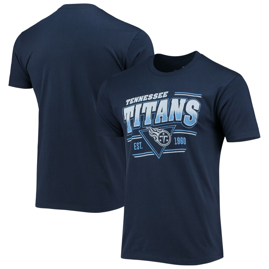 Tennessee Titans Junk Food Throwback T-Shirt Navy