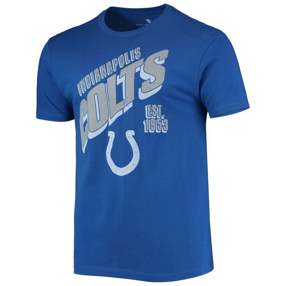 Indianapolis Colts Junk Food Slant T-Shirt Royal