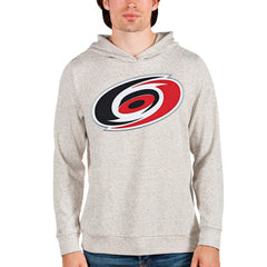 Carolina Hurricanes Antigua Absolute Pullover Hoodie - Oatmeal - NHL 4550427