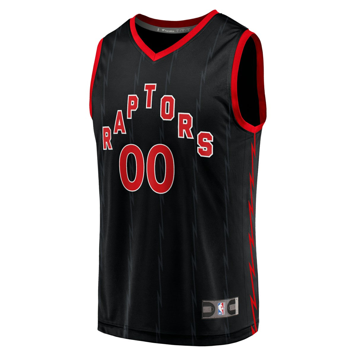 Toronto Raptors Fast Break Replica Custom Jersey Black Statement Edition | Fanatics Near Me