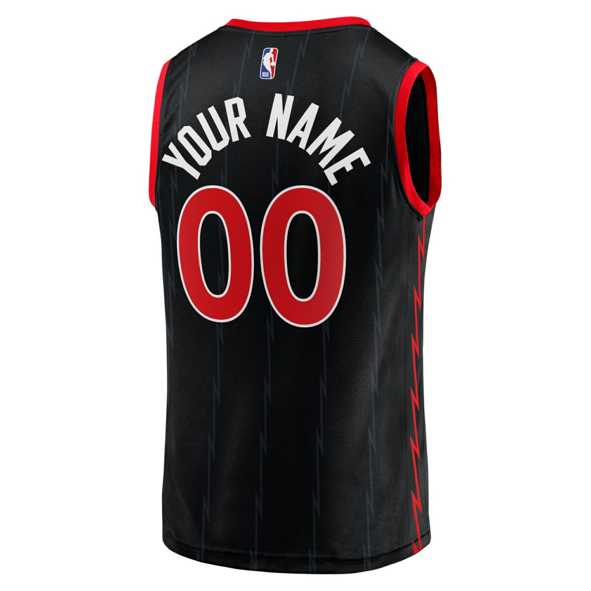 Toronto Raptors Fast Break Replica Custom Jersey Black Statement Edition | Fanatics Near Me